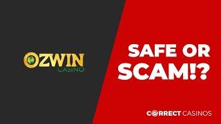 Ozwin Casino Review. Safe or Scam?