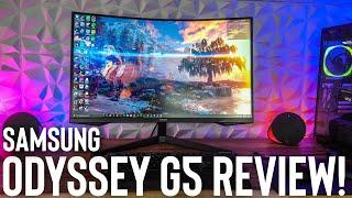 Samsung Odyssey G5 Review! One of the Best Budget 1440p Monitors?!