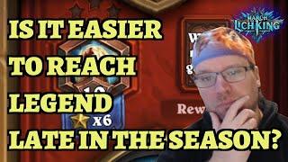 Is It Easier to Reach Legend Late in the Season? Hearthstone Star Bonus and Matchmaking Explained!