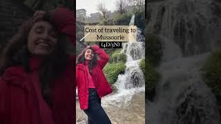 Best budget for Mussoorie I Uttarakhand summer travel #shorts Aakanksha Monga