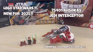 LEGO Star Wars 75401 Ahsokas Jedi Interceptor! Review of the new set!