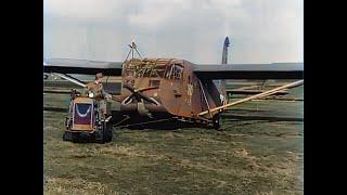 From D-day to Arnhem, Spectacular use of Gliders during Operation Market Garden  in 1944 in color!