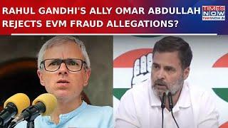BJP Doubles Down On Rahul Gandhi After Ally Omar Abdullah Brushed Off EVM Fraud Allegations | Watch