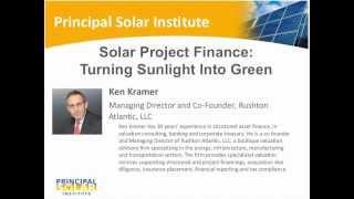 Solar Project Finance: Turning Sunlight Into Green