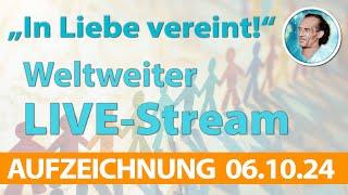 AUFZEICHNUNG Weltweiter LIVE-Stream 06.10.24 von Bruno Gröning NOW · Internationale Gäste