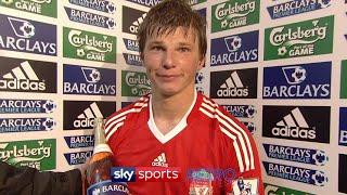 Andrey Arshavin's reaction to scoring 4 goals against Liverpool for Arsenal