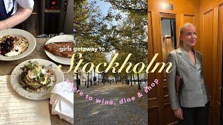 your sign to book a girls weekend getaway | 48hrs in Stockholm - where to wine, dine & vintage shop