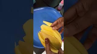 Raw mango cutting and eating #shorts#youtube shorts #