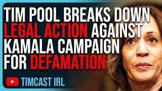 Tim Pool Breaks Down Legal Action AGAINST Kamala Harris Campaign For Defamation