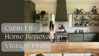 An after you will have to see to believe | Living Room Renovations | Life in a Cabin | Antiquing