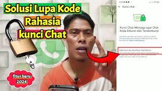 Cara Mengatasi Lupa Kode  Kunci Chat Whatsapp #tutorialwhatsapp #fiturwhatsapp