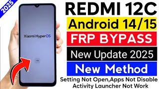 Redmi 12c Frp Bypass Android 14/15/Gsm Devil/Google Account Bypass/New Security update 2025