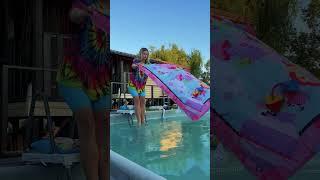 Jumping in the Pool  #shorts #funny #viral