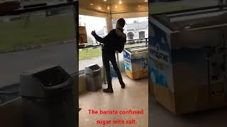 The barista confused sugar with salt | Humor | Fun | Funny moments | Prank | funny videos