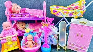 12 Minutes Satisfying with Unboxing Cute Doll Stroller Toys, Baby Bathtub Playset ASMR | Review Toys