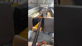 Fullwin Small Diameter Double Wall Corrugated Pipe Making Machine with Steel Wire.#plastic #extruder
