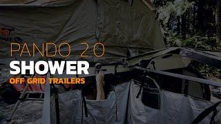 2020 Pando 2.0 Off Road Tear Drop Camper Trailer: Outdoor Shower