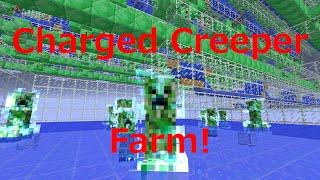 Automatic* Charged Creeper Farm Tutorial for Minecraft 1.8 (512 Subscriber Special)