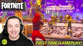 Fortnite SAVE THE WORLD Gameplay - My FIRST Time Playing!