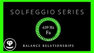 Deep Sleep | Solfeggio 639 Hz | Delta | Relationships | Black Screen