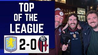 ASTON VILLA ARE TOP OF THE CHAMPIONS LEAGUE | FAN CAM