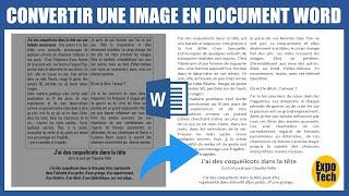 Convert an image/photo to an editable Word document with Word