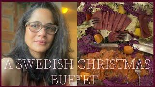 DAY IN THE LIFE | SWEDENS TRADITIONAL CHRISTMAS  BUFFET | JULBORD | Shalika Marker