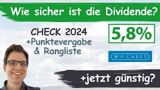 W.P. Carey Aktienanalyse 2024: Wie sicher ist die Dividende? (+günstig bewertet?)