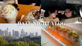 DATE NIGHT VLOG: sushi date, shopping + answering your juicy questions ⭐