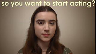 how to start an acting career from scratch