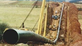 Mighty Machines Laying Down the Pipeline