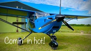 Comin' in hot! - Summer flying in a EuroFOX microlight light aircraft