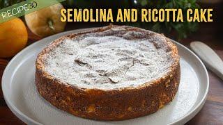 Italian Semolina and Ricotta Cheesecake