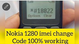 Nokia 1280 RM-647 imei change code