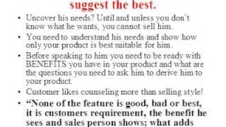 Some Ethical Sales TIP's