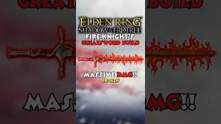 Fire knight Greatsword Build is INSANE in ELDEN RING after the DLC #eldenring