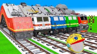 電車アニメ | Railway Crossing | 電車アニメ | Police railroad crossing fumikiri train #1