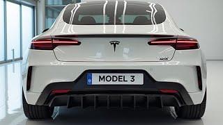 2025 Tesla Model 3 - The Affordable EV That Redefines Driving!