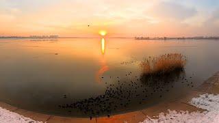 Bucharest Lacul Morii Sunset Walk