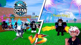 FUI PVP CONTRA A CREW TOP 1 BR DO BLOX FRUITS - THE OCEAN VS SHARKIZIM