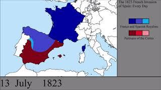 The 1823 French Invasion of Spain: Every Day