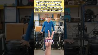 Here is why carpet cleaning machines that do carpet cleaning can’t do tile & grout.