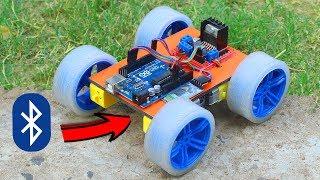 How To Make RC Bluetooth Car - Smartphone Control Car