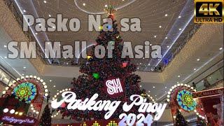 Exploring SM MOA Mall of Asia this Christmas Season 2024 | Walking tour [4k]