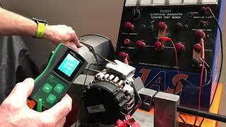 Testing Com & LIN type Alternators with JAS AD100 Computer Controlled Alternator Tester