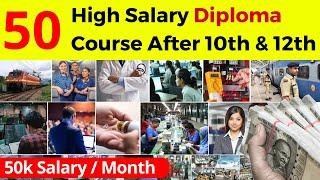 Top 50 High Salary Best Diploma Courses After 10th And 12th