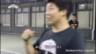 Lee Min Ho 이민호 PART 3 Playing tennis with his staff in Beijing 2013