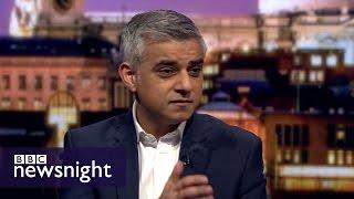 Sadiq Khan on Europe, housing and Corbyn - BBC Newsnight