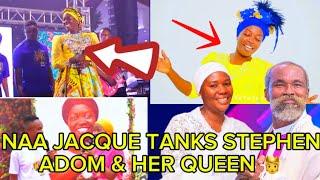 NAA JACQUE MAKE EVERYONE CRY  TEARS OF JOY LUNCHING HMM & THANKS STEPHEN ADOM KYEI & HER QUEEN 🫅