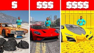 CARRO POBRE vs MEGA RICO NO GTA 5!!!